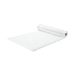 Stufenlos ausziehbare Abdeckfolie mit zwei Klebestreifen