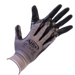 Feinstrickhandschuh mit Nitril-Beschichtung